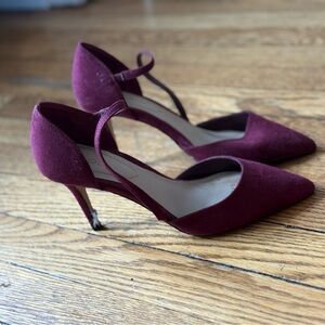 Aldo Burgundy Heels - Size 6
